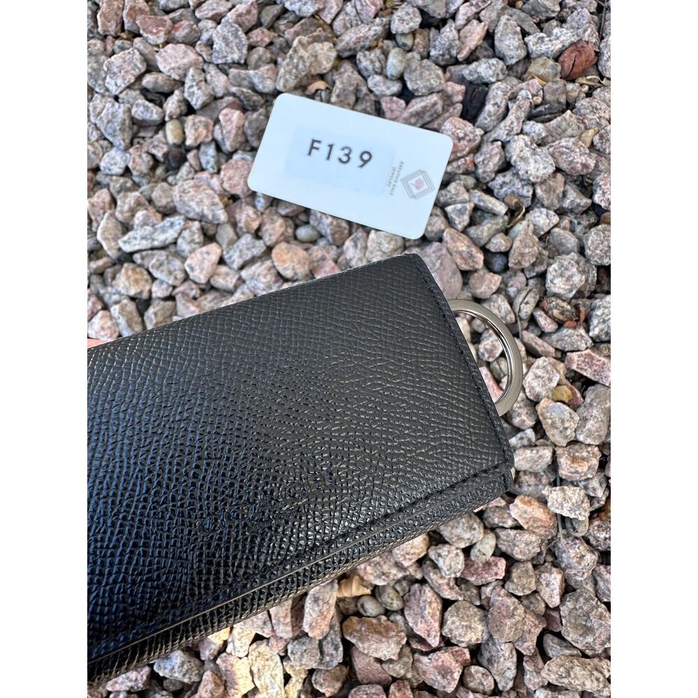 Coach 4 Ring Key Case in Black - F139 - Picture 2 of 8